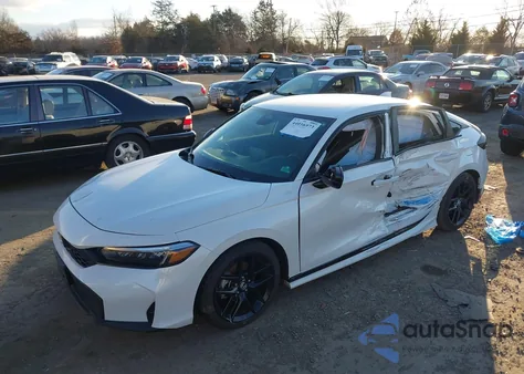 2025 Honda Civic Sedan Sport z USA, uszkodzony, nr VIN 19XFL2H83SE016260